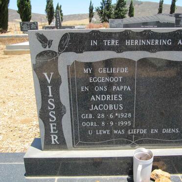 VISSER Andries Jacobus 1928-1995