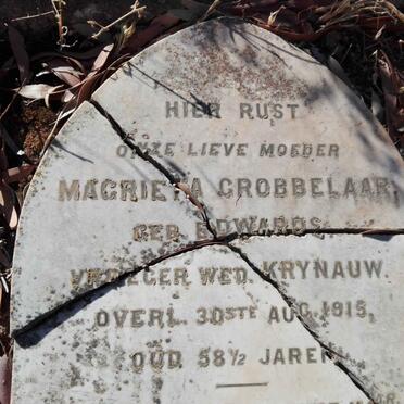 GROBBELAAR Magrieta nee EDWARDS -1915