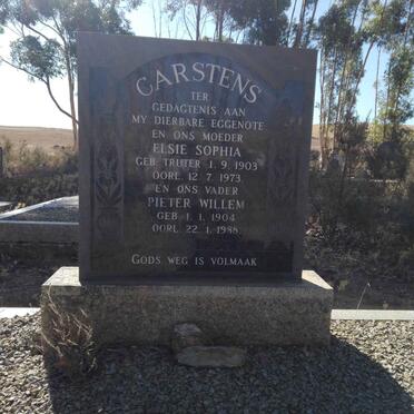 CARSTENS Pieter Willem 1904-1988 & Elsie Sophia TRUTER 1903-1973
