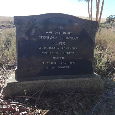 BESTER Stephanus Christiaan 1888-1948 & Catharina Helena 1891-1964