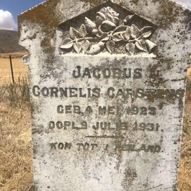 CARSTENS Jacobus Cornelis 1923-1931