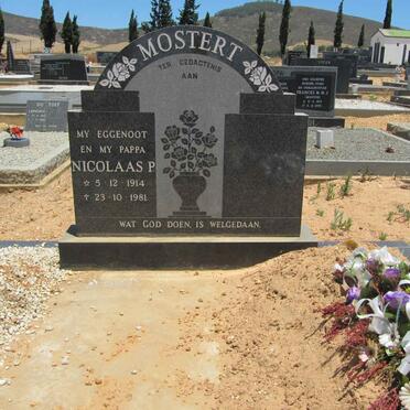 MOSTERT Nicolaas P. 1914-1981