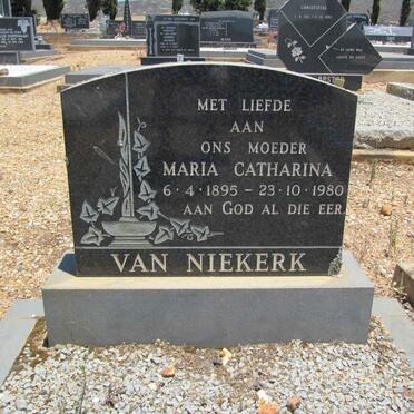 NIEKERK Maria Catharina, van 1895-1980