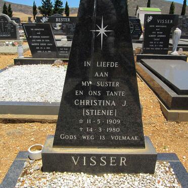 VISSER Christina J. 1909-1980