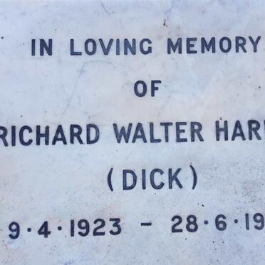HARRIS Richard Walter 1923-1980