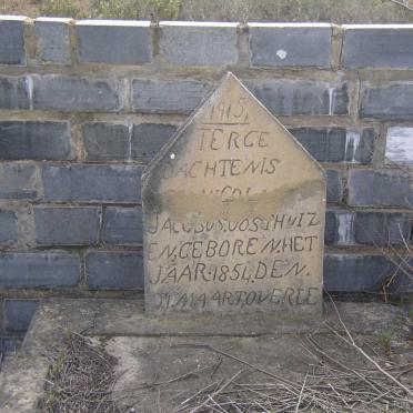 OOSTHUIZEN Jacobus 1854-1915