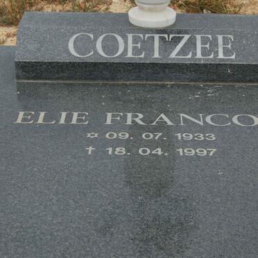 COETZEE Elie Francois 1933-1997