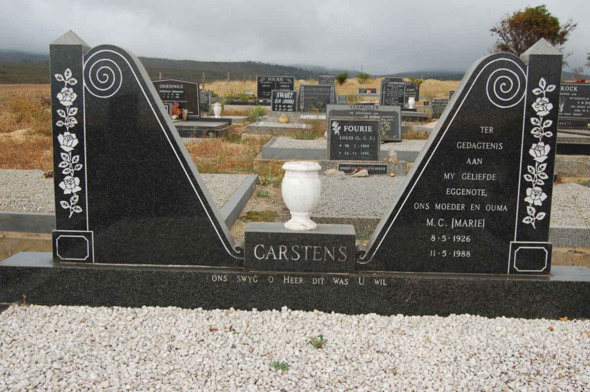 CARSTENS M.C. 1926-1988