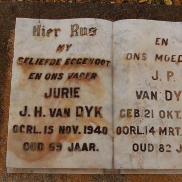 DYK J.F, van -1940 &amp; J.P. 1876-1959