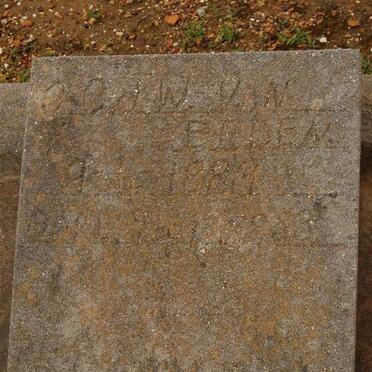 EEDEN J.W., van 1881-19??