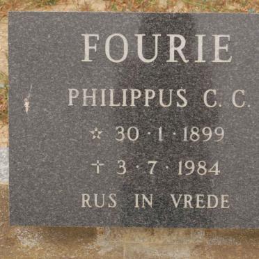 FOURIE Philippus C.C. 1899-1984