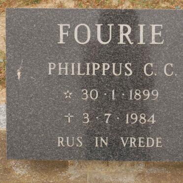 FOURIE Philippus C.C. 1899-1984