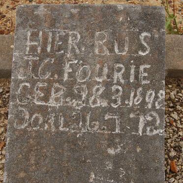 FOURIE J.C. 1898-1972