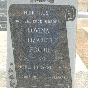 FOURIE Lovina Elizabeth 1898-1978