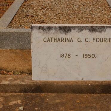 FOURIE Catharina G.C. 1878-1950