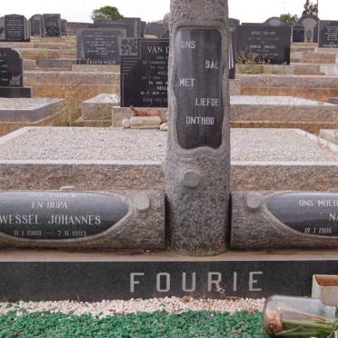 FOURIE Wessel Johannes 1903-1993 &amp; Nancy 1906-1975