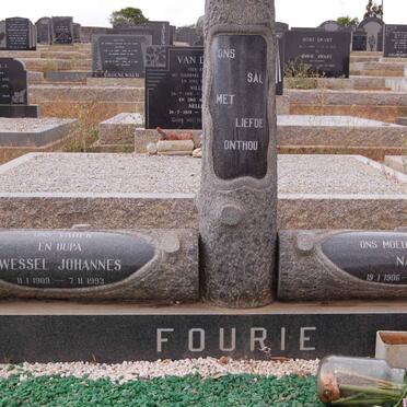 FOURIE Wessel Johannes 1903-1993 &amp; Nancy 1906-1975