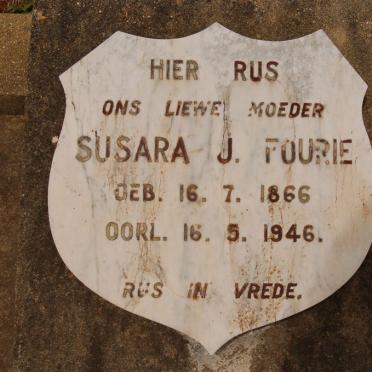 FOURIE Susara J. 1866-1946