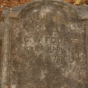 FOURIE D.G.W. 18??-19??
