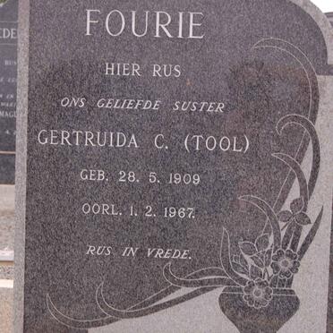FOURIE Gertruida C. 1909-1967