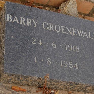 GROENEWALD Barry 1918-1984