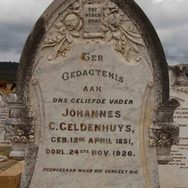 GELDENHUYS Johannes C. 1851-1926