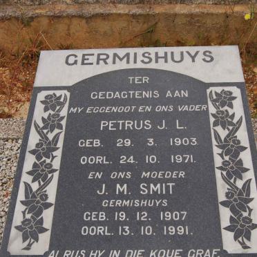 GERMISHUYS Petrus J.L. 1903-1971 &amp; J.M. SMIT 1907-1991