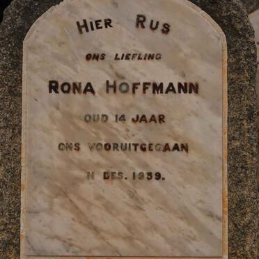 HOFFMANN Rona -1939