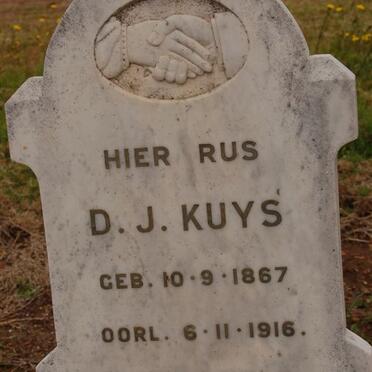 KUYS D.J. 1867-1916