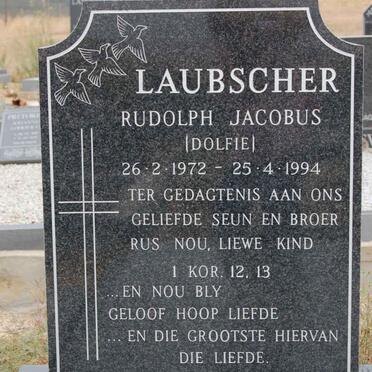 LAUBSCHER Rudolph Jacobus 1972-1994