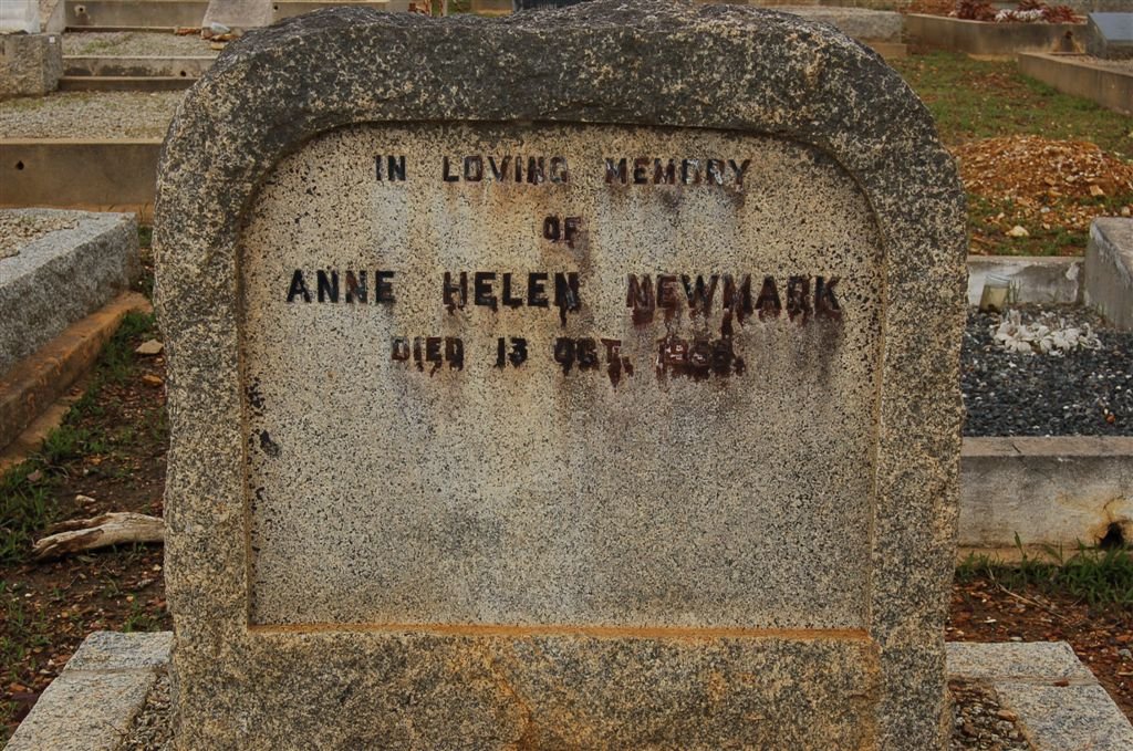 NEWMARK Anne Helen -19??