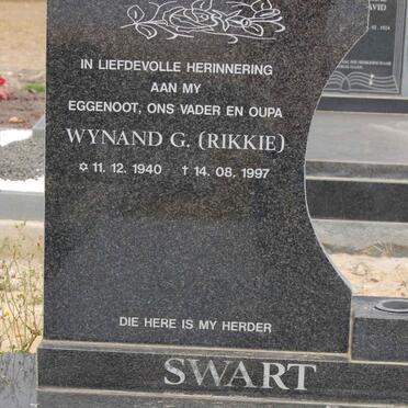 SWART Wynand G. 1940-1997