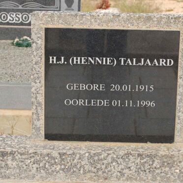 TALJAARD H.J. 1915-1996