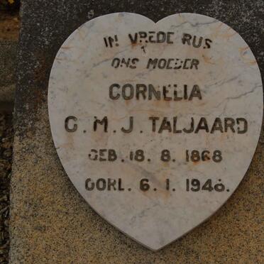 TALJAARD Cornelia C.M.J. 1868-1948