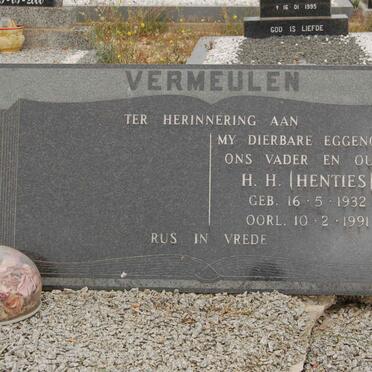 VERMEULEN H.H. 1932-1991