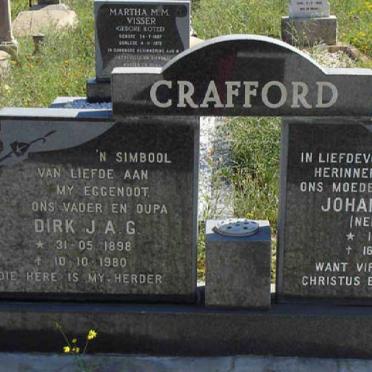 CRAFFORD Dirk J.A.G. 1898-1980 &amp; Johanna J.E. VISSER 1903-1985