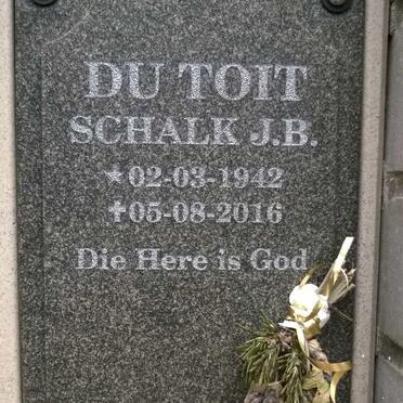 TOIT Schalk J.B., du 1942-2016