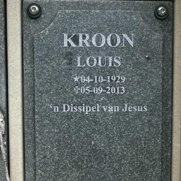 KROON Louis 1929-2013