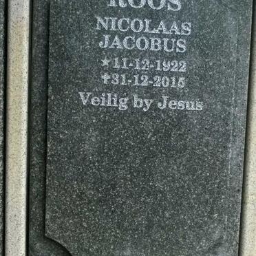 ROOS Nicolaas Jacobus 1922-2015