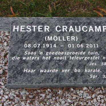 CRAUCAMP Hester nee MÖLLER 1914-2011