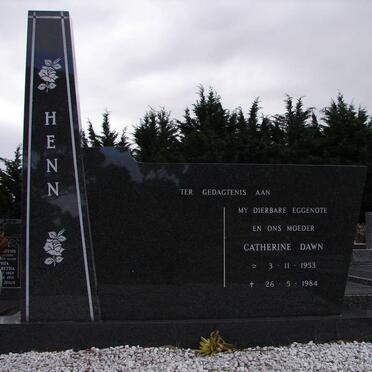 HENN Catherine Dawn 1953-1984