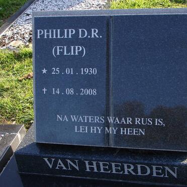 HEERDEN Philip D.R., van 1930-2008