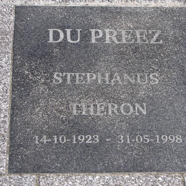 PREEZ Stephanus Theron, du 1923-1998