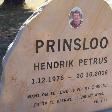 PRINSLOO Hendrik Petrus 1976-2006