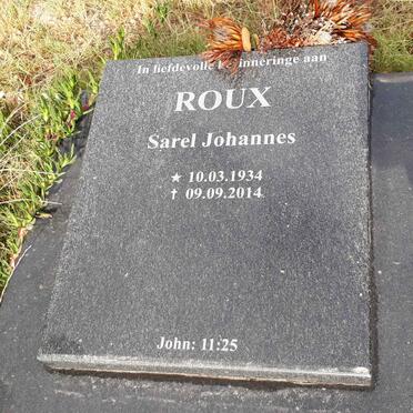 ROUX Sarel Johannes 1934-2014