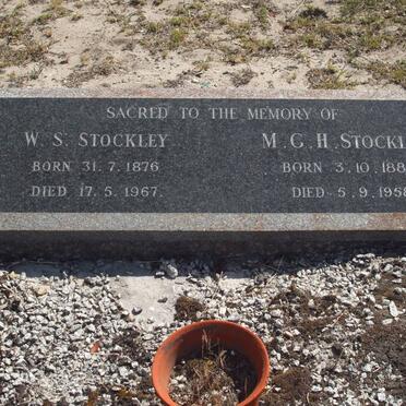 STOCKLEY W.S. 1876-1967 &amp; M.G.H. 1886-1958