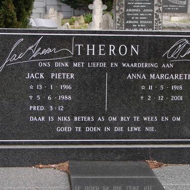 THERON Jack Pieter 1916-1988 &amp; Anna Margaretha 1918-2001