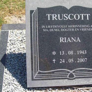 TRUSCOTT Riana 1943-2007