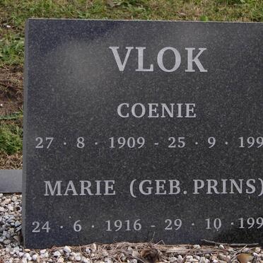 VLOK Coenie 1909-1994 &amp; Marie PRINS 1916-1994