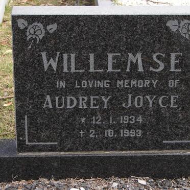 WILLEMSE Audrey Joyce 1934-1993
